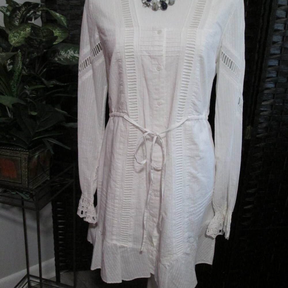 The Kooples  Ladder Lace Trim Dress Sz 2/M NWT - Picture 6 of 15